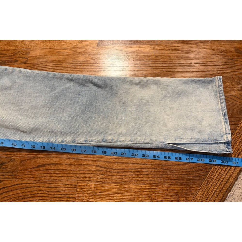Good American | Women's Side Slit Good Boy Jeans Indigo665 - Picture 4 of 7